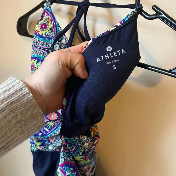 Athleta Baja One Piece Swimsuit, size small - Picture 4 of 5